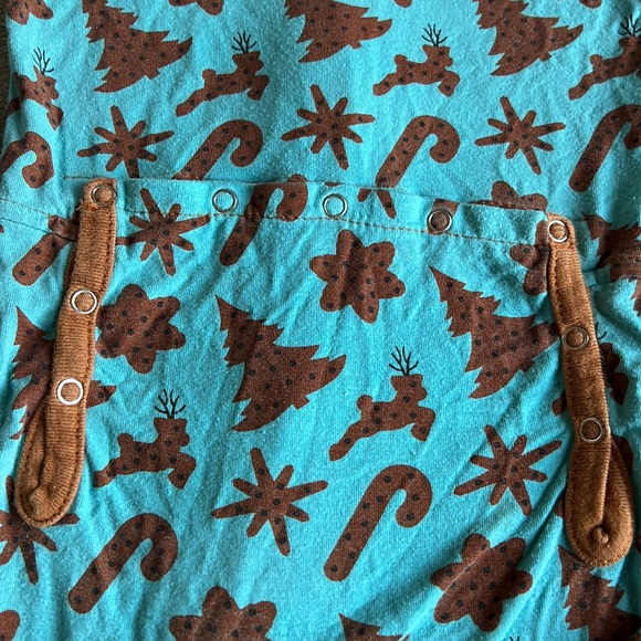 Kickee Pants 9-12 months Zip-Up Footless One Piece Christmas Cookies - Picture 11 of 16